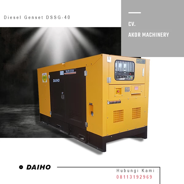 Genset Diesel Silent DAIHO DSSG-40