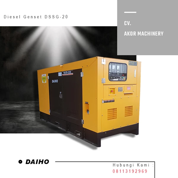 DAIHO DSSG-20 Silent Diesel Generator
