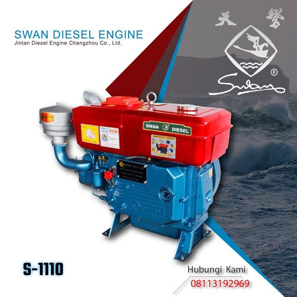 Mesin Diesel Engine SWAN S-1110 (20 HP)