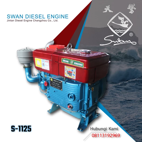 Mesin Diesel Engine SWAN S-1125 (30 HP)