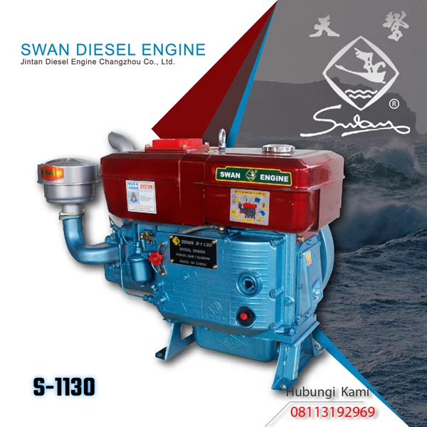 Mesin Diesel Engine SWAN S-1130 (35 HP)