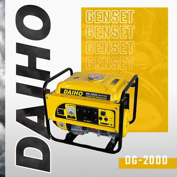 Genset Bensin DAIHO DG-2000 (1000 watt)